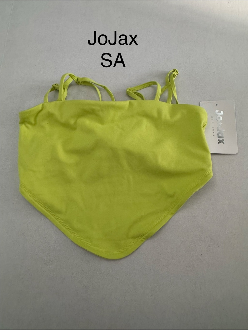 NWT Jo & Jax Neon Lime Top SA